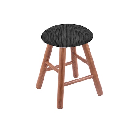 Holland Bar Stool Co Oak Vanity Stool, Medium Finish, Rein Thatch Seat RC18OSMed018